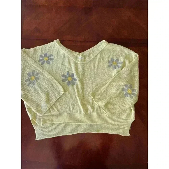 POL Daisy Floral Oversized Sweater L - Picture 1 of 6